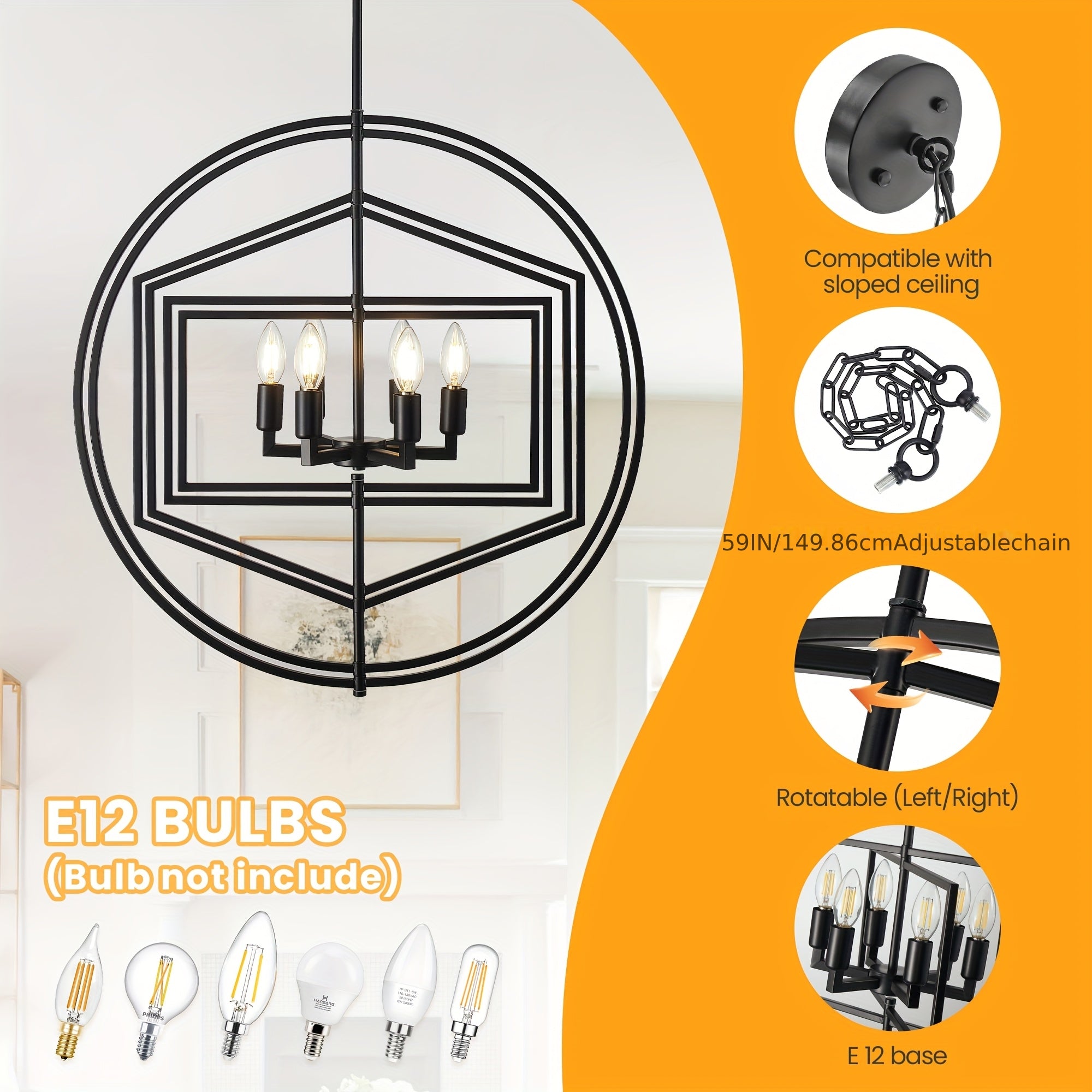 Aurex Halo Chandelier