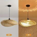 Handwoven Moso Bamboo Pendant Light