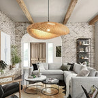 Handwoven Moso Bamboo Pendant Light