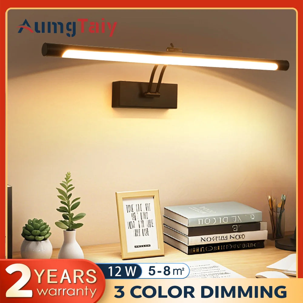 Mirror Wall Lamps Bathroom Wall Lights Toilet Wall Mounted Lighting Fixtures Sconces Showroom Cabinet Golden Wall Lighting